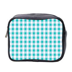 Plaid Pattern Mini Toiletries Bag 2-side by ValentinaDesign