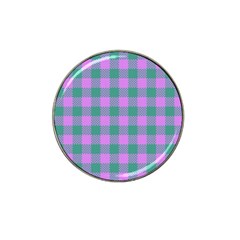 Plaid Pattern Hat Clip Ball Marker (4 Pack) by ValentinaDesign