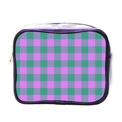 Plaid Pattern Mini Toiletries Bags by ValentinaDesign