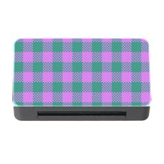 Plaid Pattern Memory Card Reader With Cf by ValentinaDesign