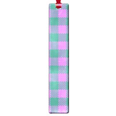 Plaid Pattern Large Book Marks by ValentinaDesign