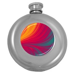 Colors Round Hip Flask (5 Oz) by ValentinaDesign