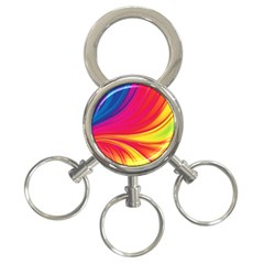 Colors 3-ring Key Chains by ValentinaDesign