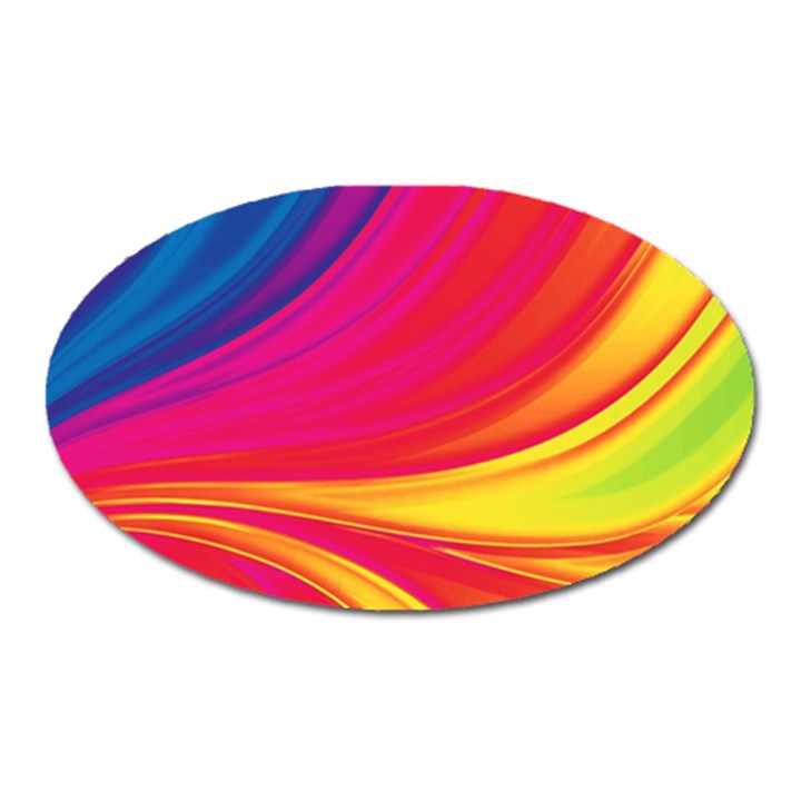 Colors Oval Magnet