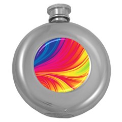 Colors Round Hip Flask (5 Oz)