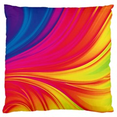 Colors Large Cushion Case (one Side) by ValentinaDesign