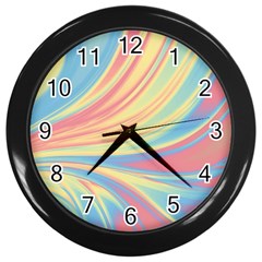 Colors Wall Clocks (black) by ValentinaDesign