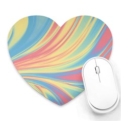 Colors Heart Mousepads by ValentinaDesign