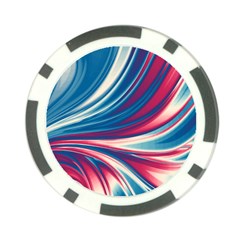 Colors Poker Chip Card Guard by ValentinaDesign