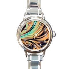 Colors Round Italian Charm Watch