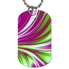 Colors Dog Tag (one Side) by ValentinaDesign