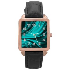 Colors Rose Gold Leather Watch 