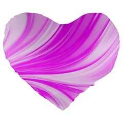 Colors Large 19  Premium Heart Shape Cushions