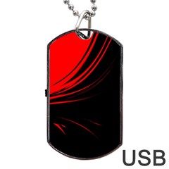 Colors Dog Tag USB Flash (One Side)