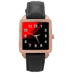 Colors Rose Gold Leather Watch 