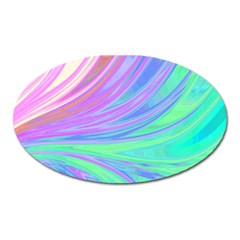 Colors Oval Magnet by ValentinaDesign