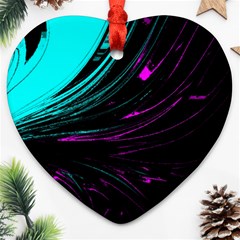 Colors Heart Ornament (two Sides) by ValentinaDesign