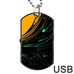 Colors Dog Tag USB Flash (Two Sides) Front