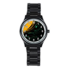 Colors Stainless Steel Round Watch