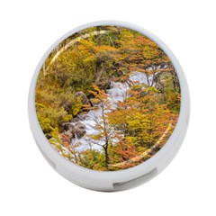 Colored Forest Landscape Scene, Patagonia   Argentina 4-port Usb Hub (one Side) by dflcprints