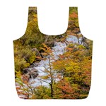 Colored Forest Landscape Scene, Patagonia   Argentina Full Print Recycle Bags (L)  Front