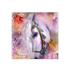 Romantic White Horse Satin Bandana Scarf by 2017