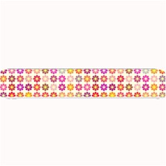 Multicolored Floral Pattern Small Bar Mats by linceazul