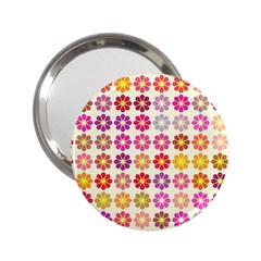 Multicolored Floral Pattern 2 25  Handbag Mirrors by linceazul