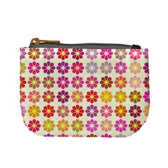 Multicolored Floral Pattern Mini Coin Purses by linceazul