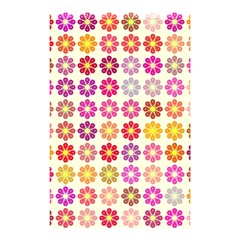 Multicolored Floral Pattern Shower Curtain 48  X 72  (small)  by linceazul