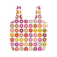 Multicolored Floral Pattern Full Print Recycle Bags (m)  by linceazul