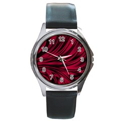 Colors Round Metal Watch by ValentinaDesign