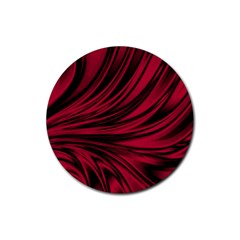 Colors Rubber Round Coaster (4 Pack)  by ValentinaDesign