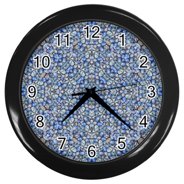 Geometric Luxury Ornate Wall Clocks (Black)