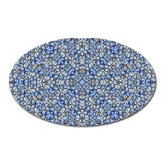 Geometric Luxury Ornate Oval Magnet by dflcprints