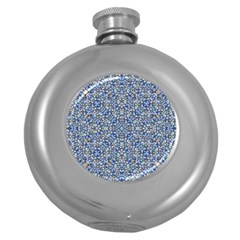 Geometric Luxury Ornate Round Hip Flask (5 Oz) by dflcprints