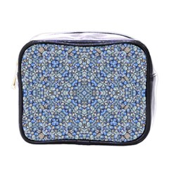 Geometric Luxury Ornate Mini Toiletries Bags by dflcprints