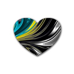 Colors Heart Coaster (4 pack) 