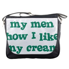 Whipped Cream Messenger Bags by b34poison