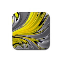 Colors Rubber Coaster (square)  by ValentinaDesign