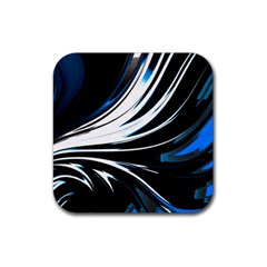 Colors Rubber Coaster (square)  by ValentinaDesign