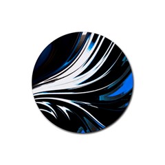 Colors Rubber Coaster (round)  by ValentinaDesign