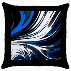 Colors Throw Pillow Case (black) by ValentinaDesign