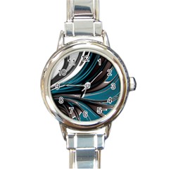 Colors Round Italian Charm Watch by ValentinaDesign