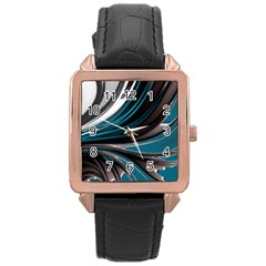 Colors Rose Gold Leather Watch  by ValentinaDesign