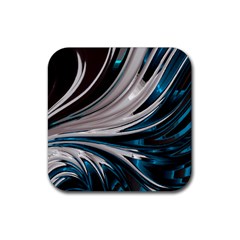 Colors Rubber Coaster (square)  by ValentinaDesign