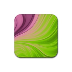 Colors Rubber Coaster (square)  by ValentinaDesign