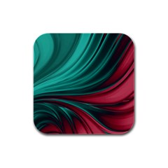 Colors Rubber Square Coaster (4 Pack)  by ValentinaDesign