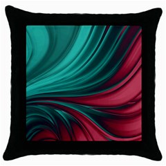 Colors Throw Pillow Case (black) by ValentinaDesign