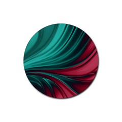 Colors Rubber Coaster (round)  by ValentinaDesign